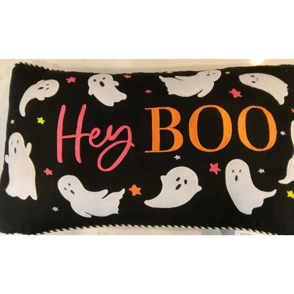 Halloween Novogratz Ghost Decorative Lumbar Pillow 23